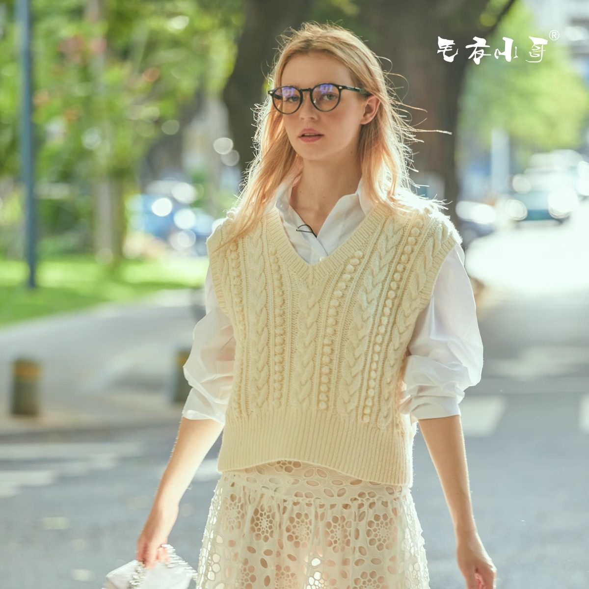 毛衣小哥家手工DIY立体球球套头V领背心线教程工具男女同款秋冬新,淘宝优惠券,粉丝福利购,淘宝优惠卷