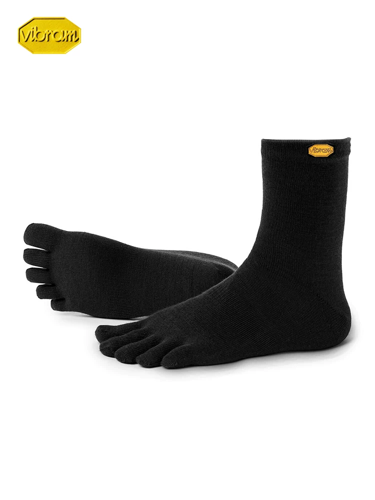 Vibram, non-slip socks for men and women, high boots for toes, absorbs sweat and smell, for running