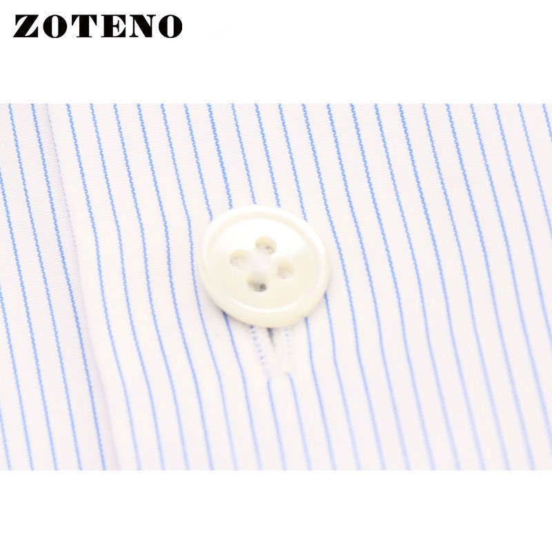 ZOTENO/左天奴男士商务衬衫正装高档长袖衬衣修身时尚A1C015