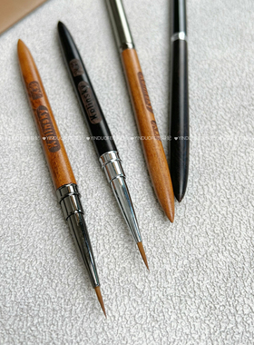新款美甲水彩笔貂毛水彩绘画笔
