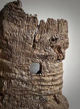 铁栎木风化木摆件侘寂风老物件古木装饰民宿客栈茶空间装饰摆件