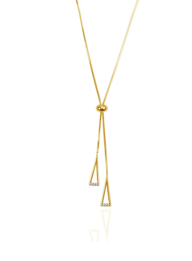 韩版ins小众设计感极简三角项链