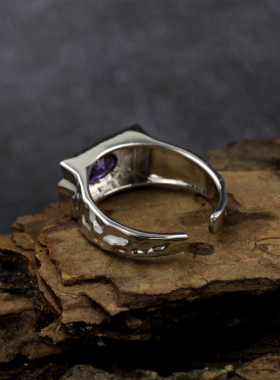 ins设计感极简几何花朵韩版小众