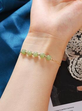 典润原创和田玉手链女生夏小众设