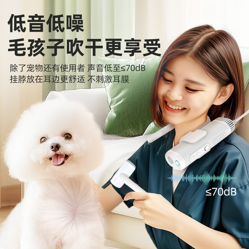 来旺兄弟宠物吹风机狗狗洗澡专用大功率降噪挂脖支架拉毛吹水机,淘宝优惠券,粉丝福利购,淘宝优惠卷
