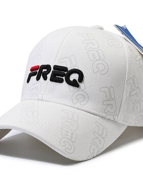 新款四季棉帽子男款女款棒球帽FREQ字母大脸显小加宽檐百搭鸭舌帽