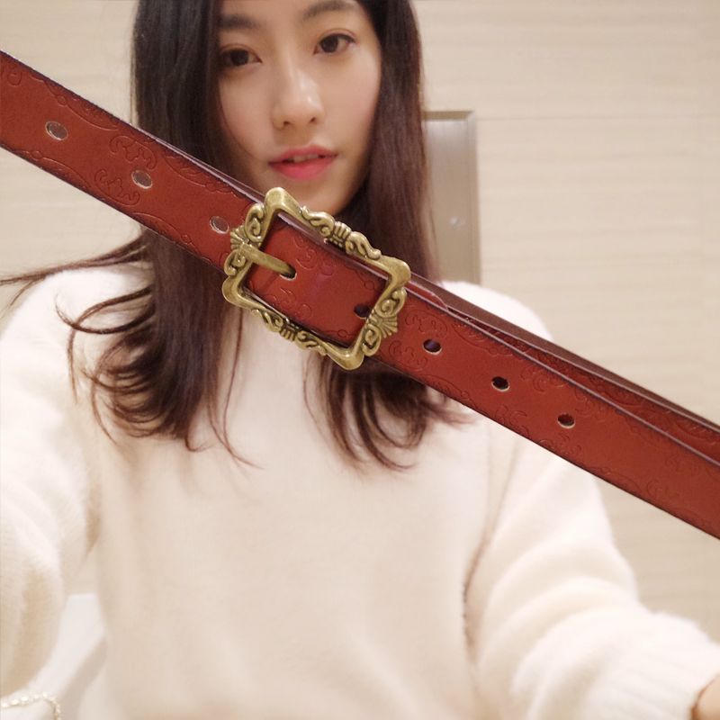 women belt famale Pin buckle waistband belts Ladies Belt皮带 - 图1