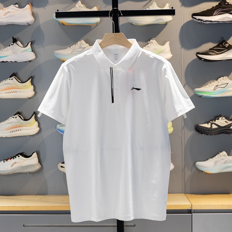 李宁男女同款短袖POLO衫2025新款羽毛球系列夏季翻领T恤APLV485,淘宝优惠券,粉丝福利购,淘宝优惠卷