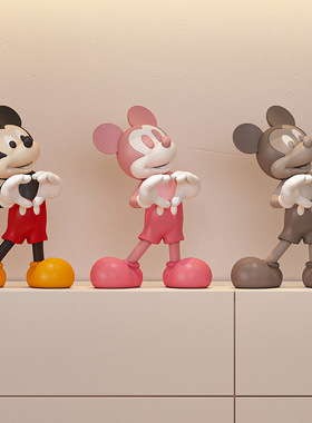 潮玩卡通米奇摆件电视酒柜装饰品