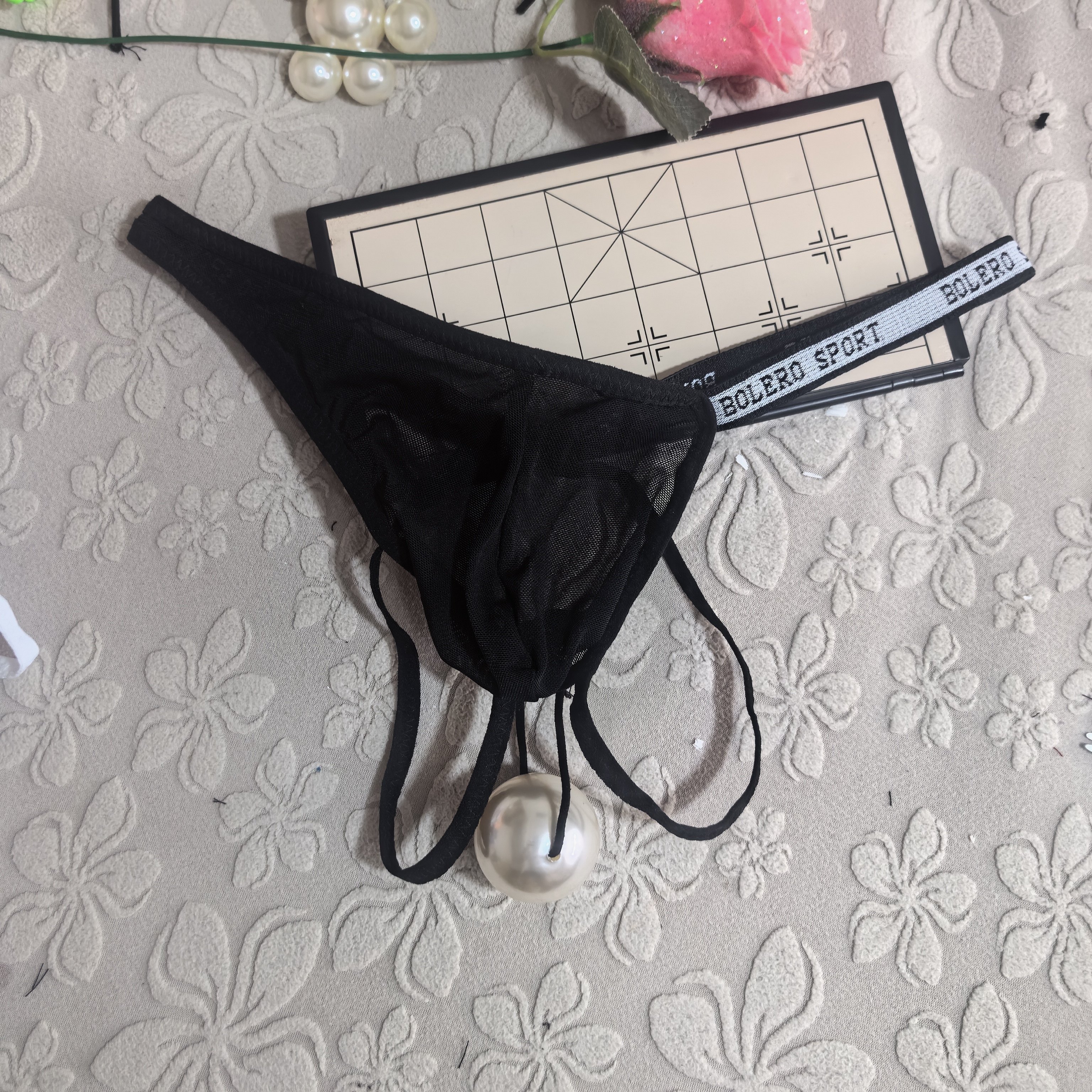 男士性感丁字裤后挂3厘米按摩大珠子塞菊高段位玩乐用品内衣短裤,淘宝优惠券,粉丝福利购,淘宝优惠卷