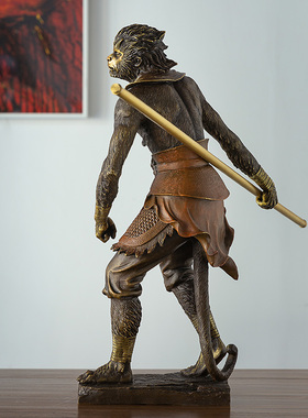 齐天大圣暗黑神话悟空黄铜摆件