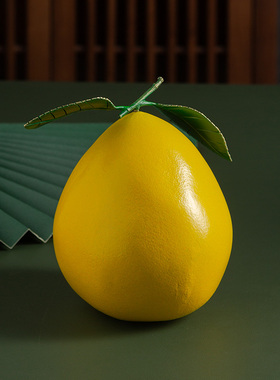 铜柚子新居礼物家居装饰摆件