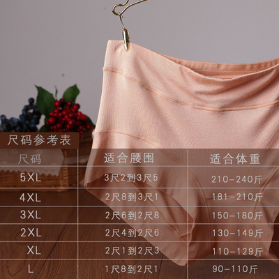 A465女装内裤纸样大码女胖mm200斤内衣莫服装样板DIY手工裁剪图纸 - 图0