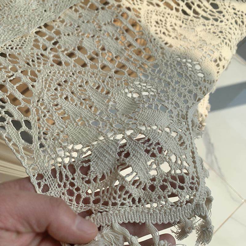 波斯菊甜梦复古钩针帘头半帘短帘美式小窗户短款半截窗帘门帘新款,淘宝优惠券,粉丝福利购,淘宝优惠卷