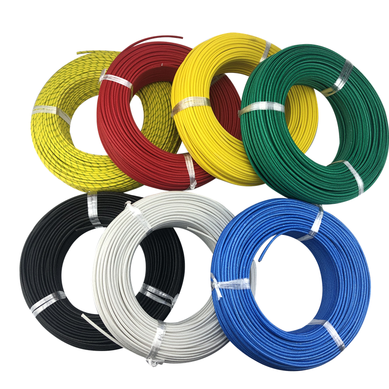 国标 高温线硅橡胶编织阻燃防火耐高温电磁加热耐温300度电线电缆