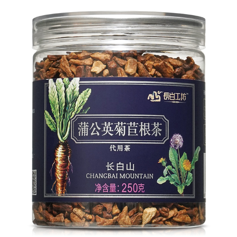 蒲公英菊苣根茶250g蒲公英玉兰根茶中药材长白山菊苣干金蓝菊兰菊 - 图0