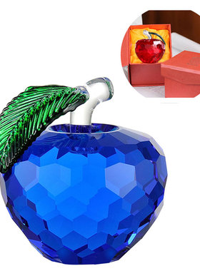 礼物水晶苹果桌面装饰