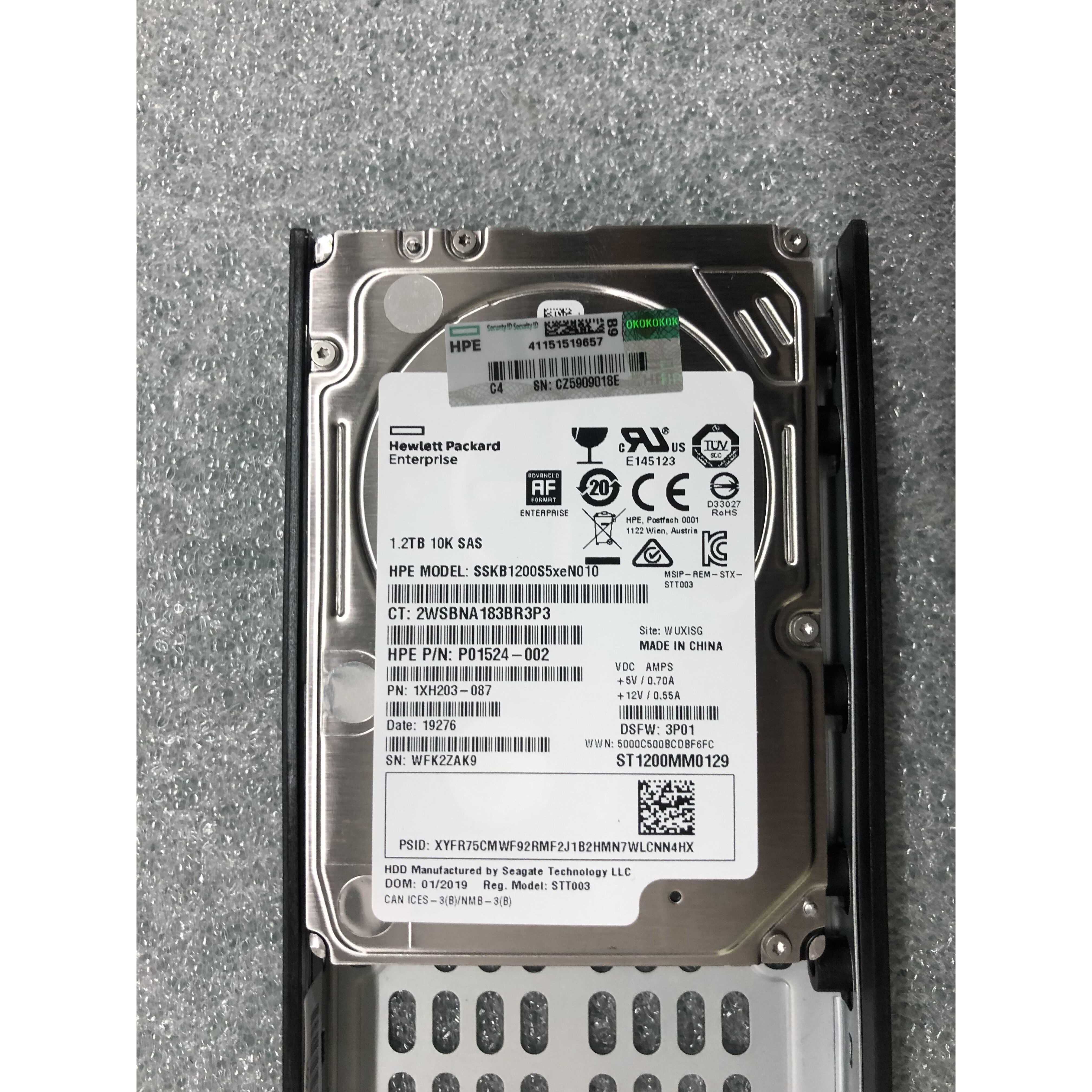 HP 3PAR P03798-001 1.2T 10K SAS 12G 2.5 K2P93B硬盘非实价-图1