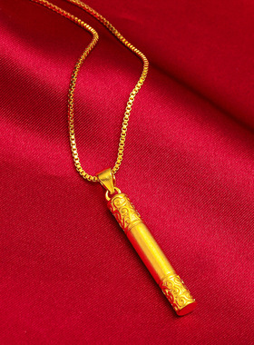 气质项链电镀越南沙金情侣