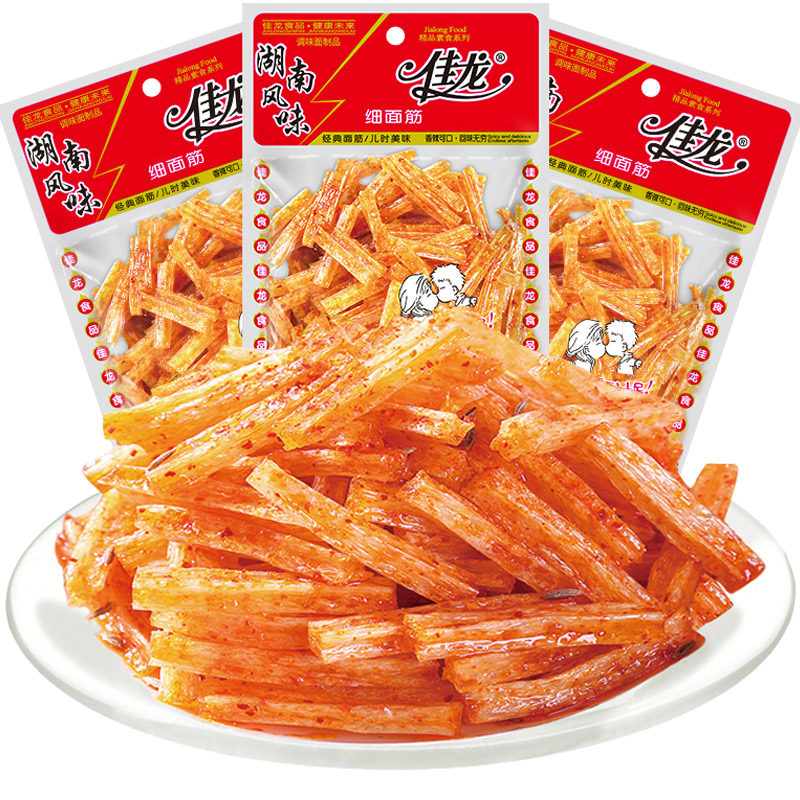 佳龙细面筋小袋香辣湖南风味儿时5毛怀旧辣条摆地摊商用休闲零食,淘宝优惠券,粉丝福利购,淘宝优惠卷