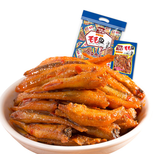 靖港古镇毛毛鱼湖南特产小零食小吃辣味鱼干鱼仔休闲食品麻辣小鱼 - 图3
