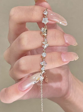 凯蒂猫系列礼物925纯银手链女款