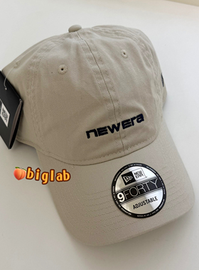 韩国NewEra26新款棒球帽940弯檐男女同款字母软顶休闲运动鸭舌帽