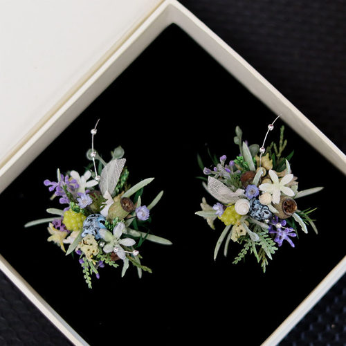 永生花戒指成品毕业季胸针森系婚礼定制多巴胺原创设计新娘花礼物 - 图3