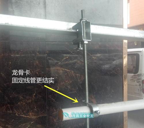 钢结构挂件卡扣方形卡 C型钢通丝杆吊桥架水管线管连接固定吊筋 - 图2