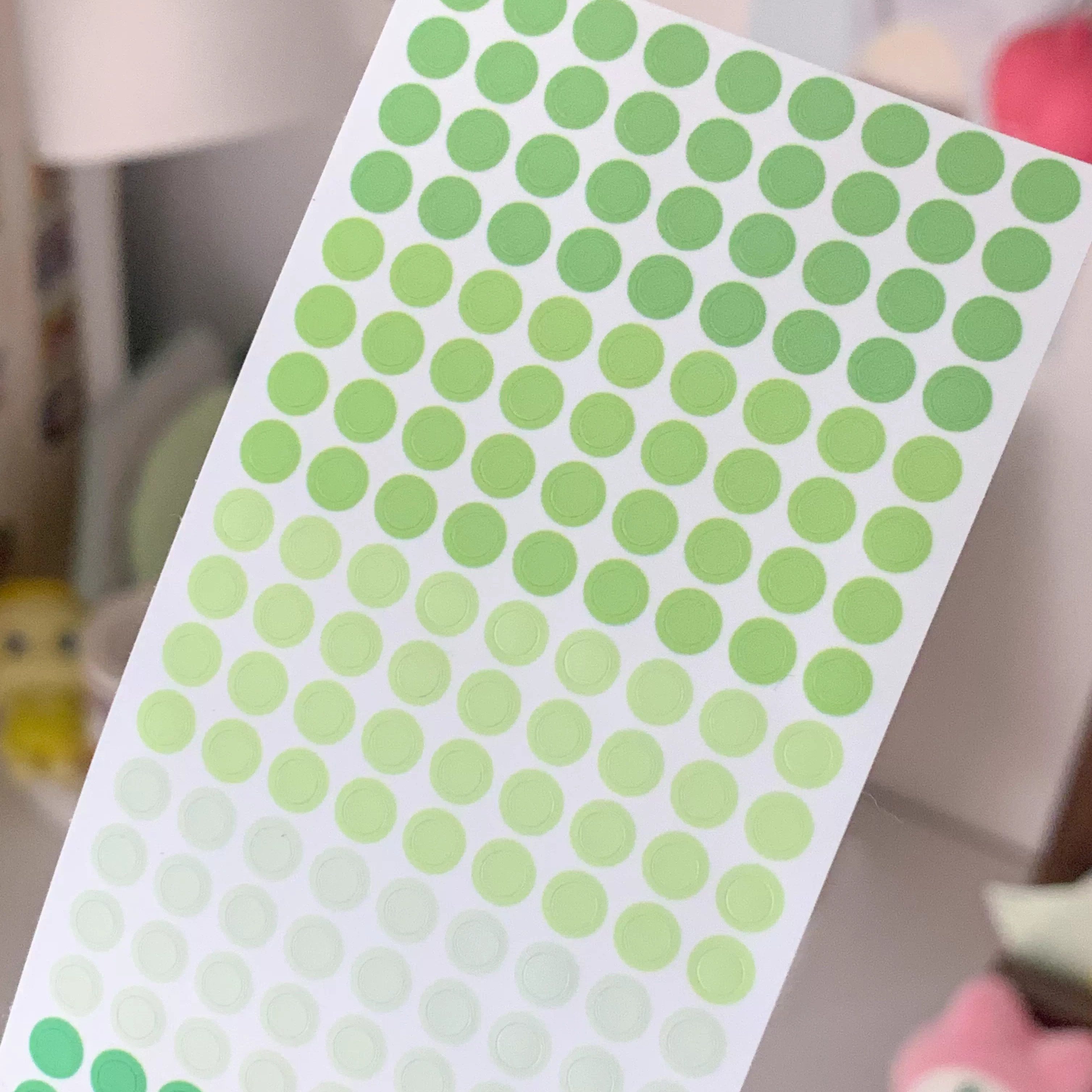 现货 栗栗斯彩虹deco小糖豆3mm圆单色纯色贴纸卷基础手帐打卡标记,淘宝优惠券,粉丝福利购,淘宝优惠卷