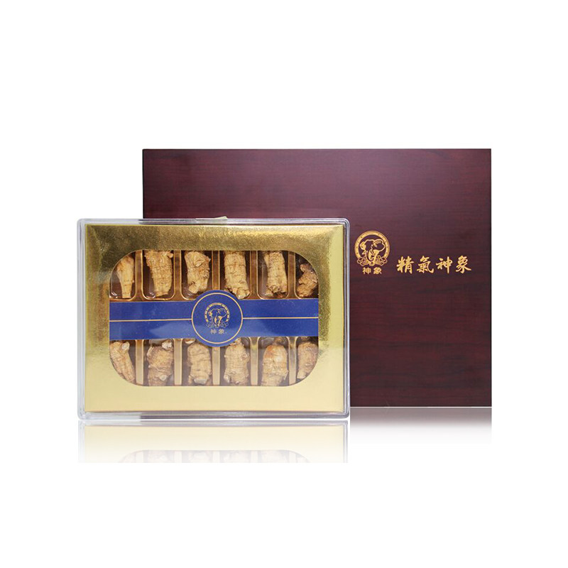 加拿大神象西洋参段120g礼盒装参香浓郁