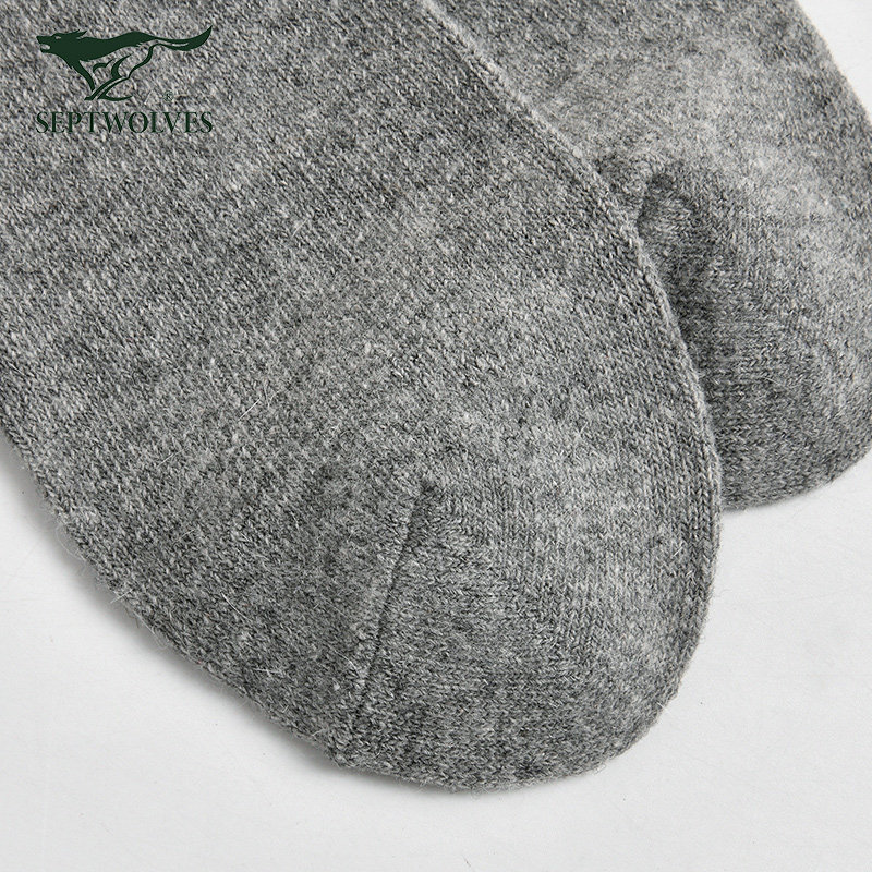 七匹狼男士秋冬羊毛毛绒休闲袜 盛旺服饰短袜/打底袜/丝袜/美腿袜