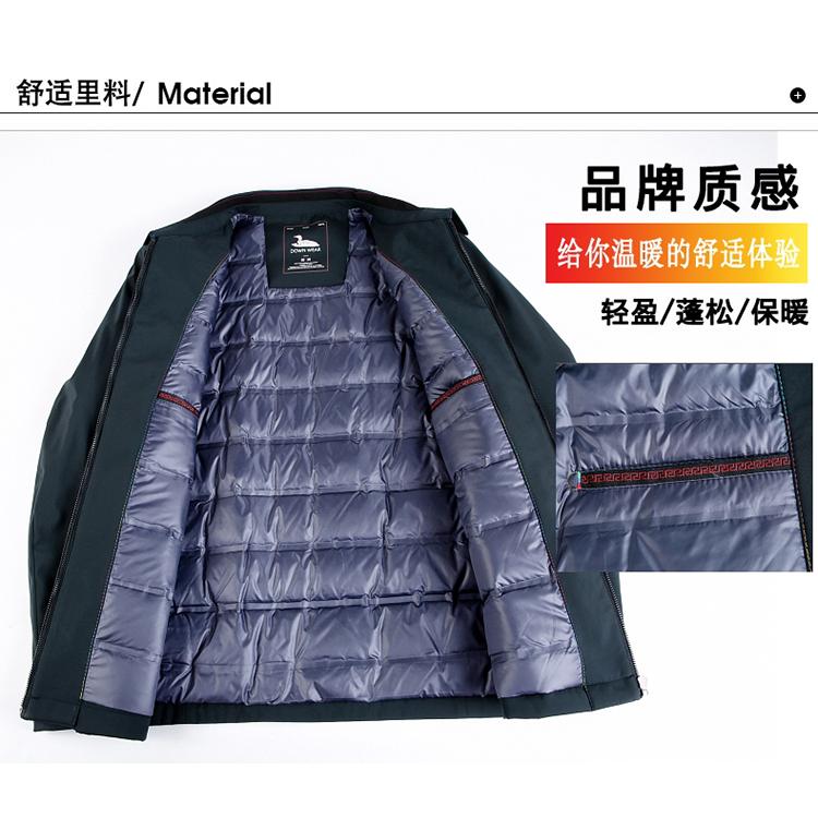 加肥加大码轻薄羽绒服男中老年爸爸装胖子肥佬特大号7XL230斤56XL