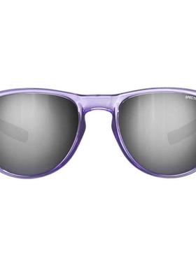 代购JULBO男女太阳镜偏光高清晰防眩光减少眼疲劳紫色透明框方形