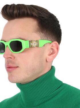 代购Versace范思哲男女太阳镜防紫外线灰色镜片非偏光53mm镜片