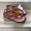 Foreign trade versatile casual metal ring flat herringbone women's sandals