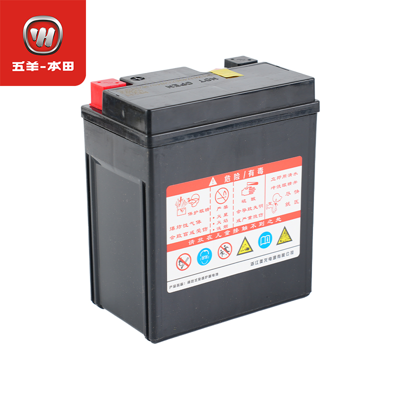五羊本田NWG150 NWT150 NWF125电瓶NSP190蓄电池干式大容量正品 - 图1