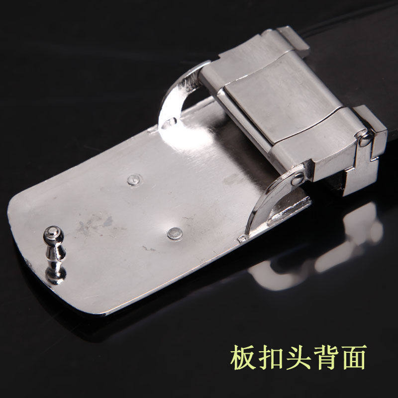 皮带扣头皮带头男士无牙自动扣头韩版3.0cm3.5cm裤带头腰带头卡头_虎窝淘