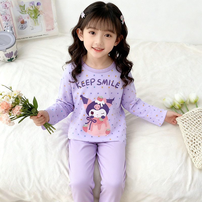 秋装儿童卡通睡衣套装女童长袖裤子家居服宝宝男童内衣秋衣秋裤潮,淘宝优惠券,粉丝福利购,淘宝优惠卷