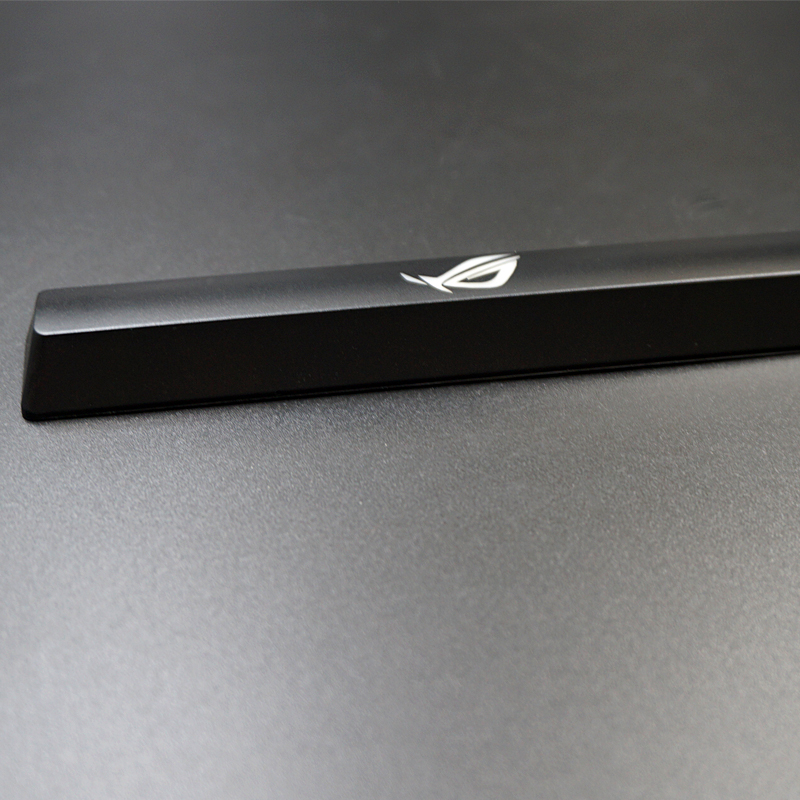 机械键盘败家之眼键帽 ROG客制化ABS个性透光 字背光空格键帽黑色 - 图2