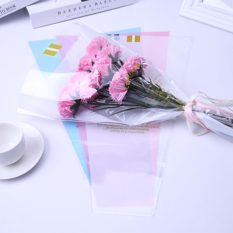 新款玫瑰花康乃馨多支包装袋爱情守则花束袋鲜花包装材料花店50个,淘宝优惠券,粉丝福利购,淘宝优惠卷