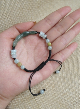 天然藕节玉石学生礼物手链送女友