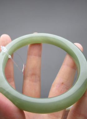 和田玉手镯58mm玉手串