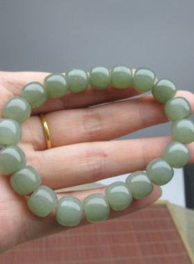 和田玉手串女款玉石手链