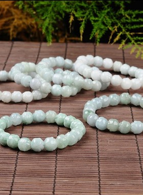 天然翡翠男女款手串佛珠包邮