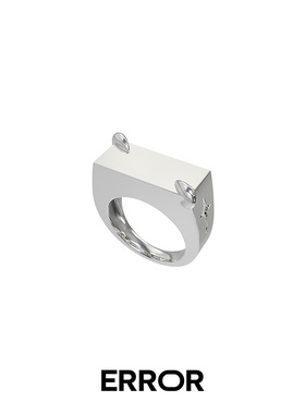 误差戒指原创设计男女