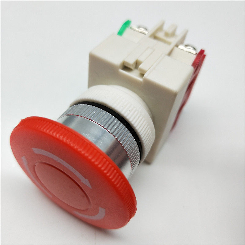 森奥SAY7-A自复位按钮开关 LAY37-11M蘑菇头按钮22mm25mm30mm_虎窝淘