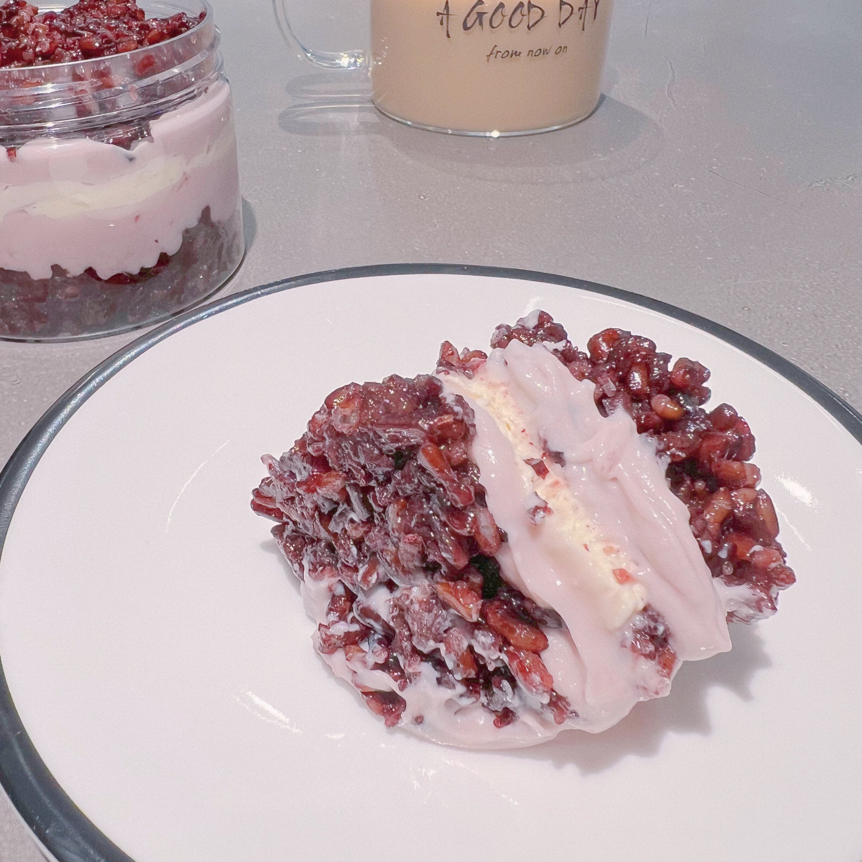 无蔗糖紫米奶酪芋泥盒子蛋糕 热奶宝 婷子低卡美食铺 不加油饱腹,淘宝优惠券,粉丝福利购,淘宝优惠卷