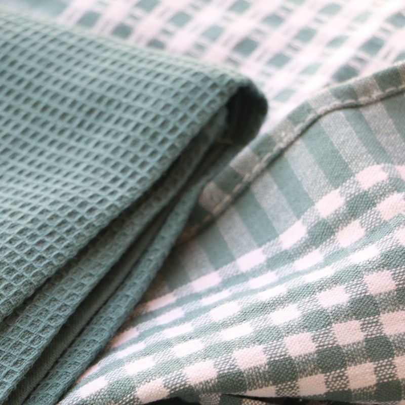 Kitchen towels三条装纯棉茶巾厨房多用毛巾全棉吸水抹布餐桌垫巾,淘宝优惠券,粉丝福利购,淘宝优惠卷