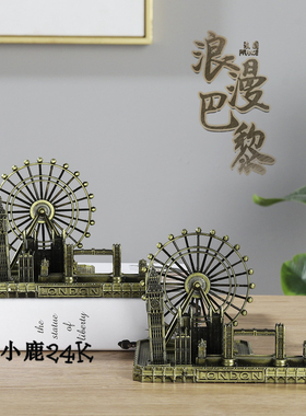 小鹿24k合金装饰品法式客厅餐厅